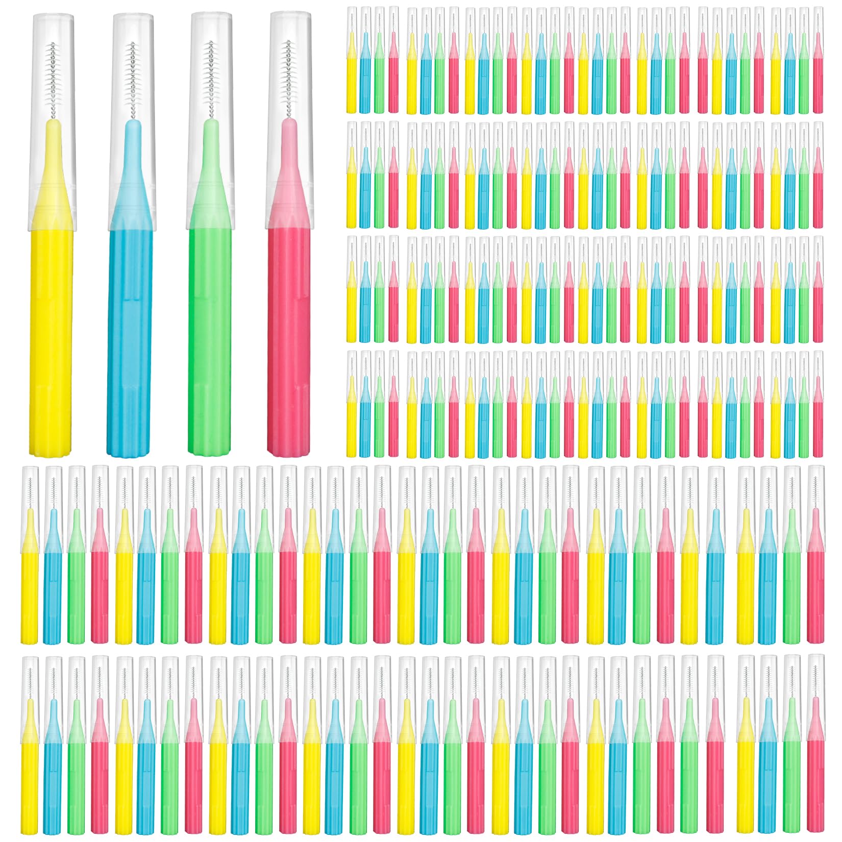 RAZOKO Interdental Brush, Flossing Head,Easy Use Tooth Cleaning Tool