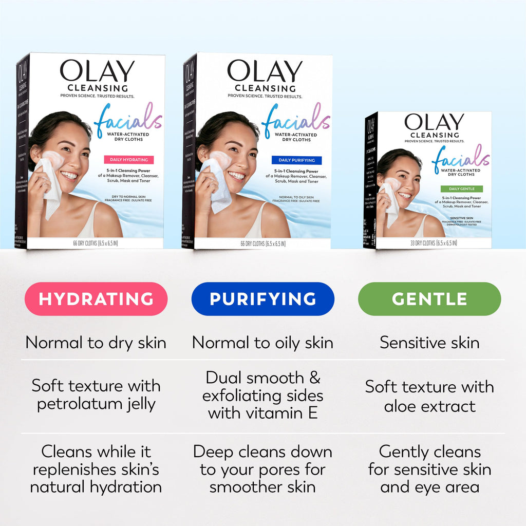 OLAY Daily Facials ClothsFace Pack