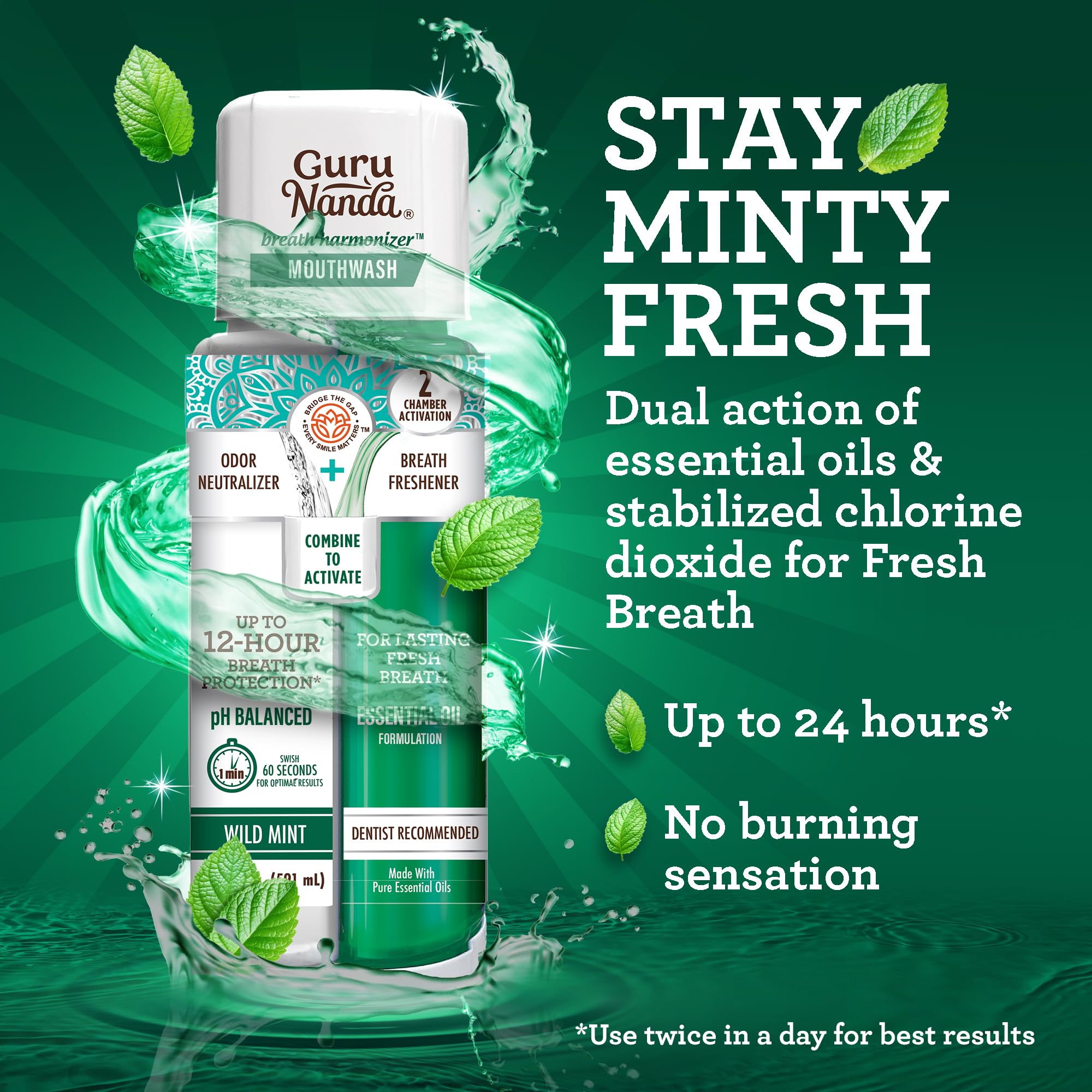 Dual Barrel Breath Harmonizer Mouthwash Parent