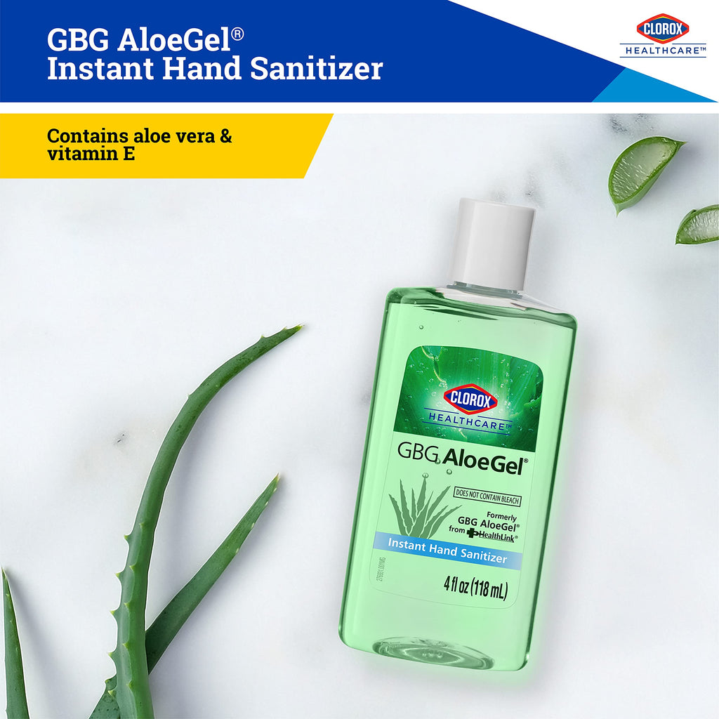 Clorox Healthcare Essentials Hand Sanitizer & Soap Kit | GBG AloeGel Hand Sanitizer Gel Pump Dispensers & Mini Travel Hand Sanitizers, AloeGuard Antimicrobial Soaps | FDA Registered