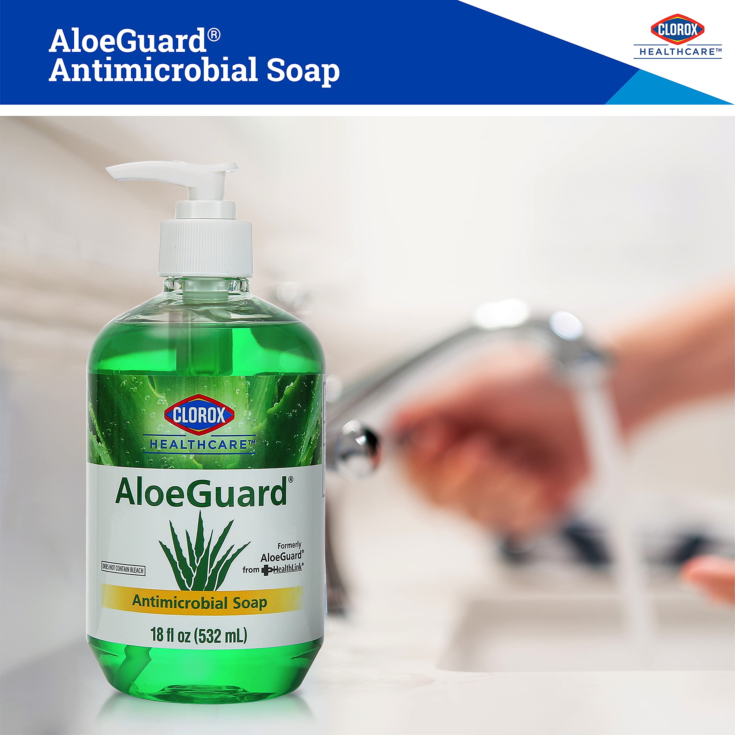 Clorox Healthcare Essentials Hand Sanitizer & Soap Kit | GBG AloeGel Hand Sanitizer Gel Pump Dispensers & Mini Travel Hand Sanitizers, AloeGuard Antimicrobial Soaps | FDA Registered