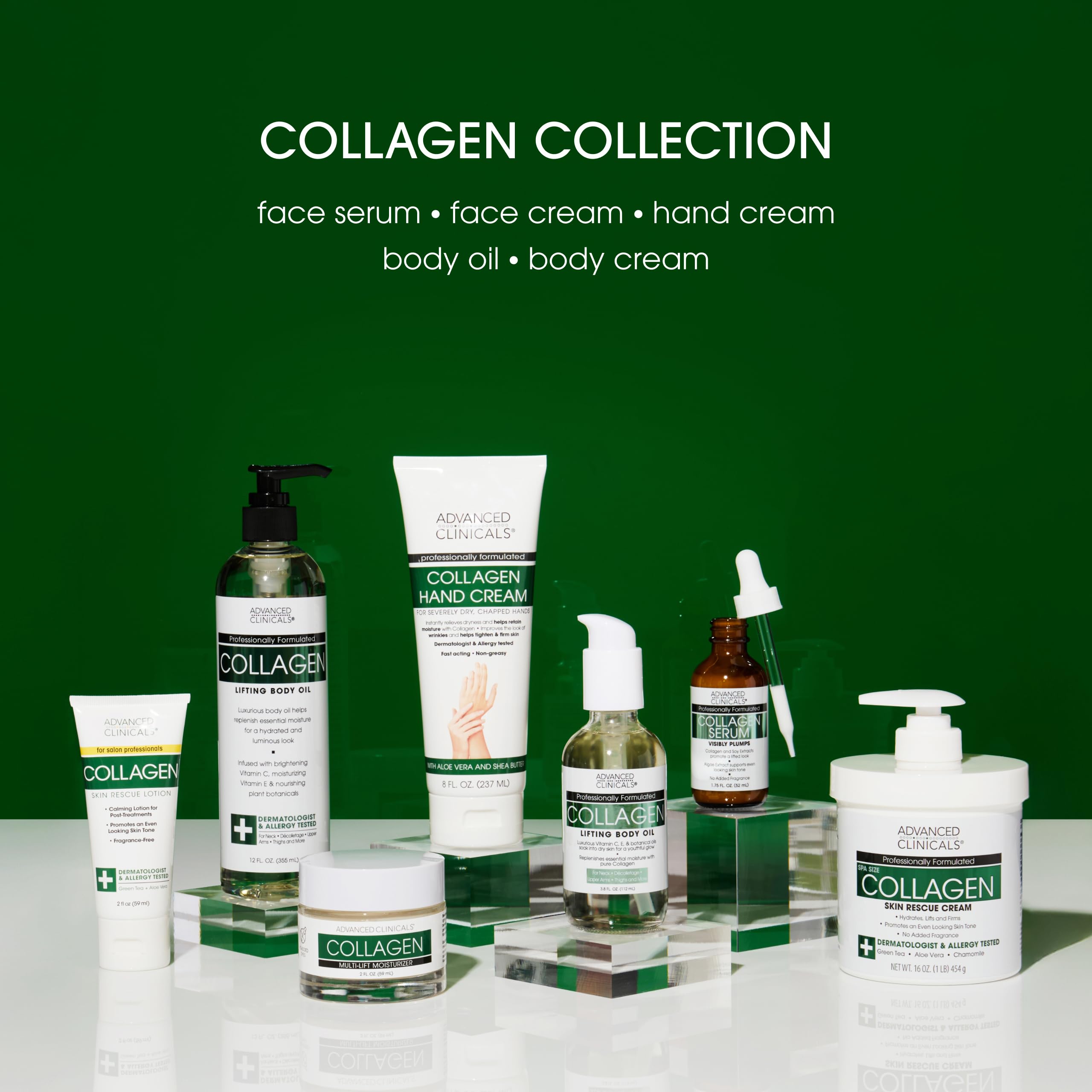 Advanced Clinicals Face, Hand, & Body Creams Skin Care Moisturizer Lotion For Dry Skin, Wrinkles, & Age Spots, Anti Aging Skin Care Cream