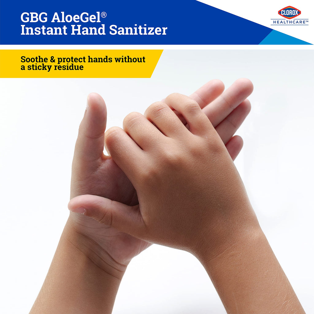 Clorox Healthcare Essentials Hand Sanitizer & Soap Kit | GBG AloeGel Hand Sanitizer Gel Pump Dispensers & Mini Travel Hand Sanitizers, AloeGuard Antimicrobial Soaps | FDA Registered
