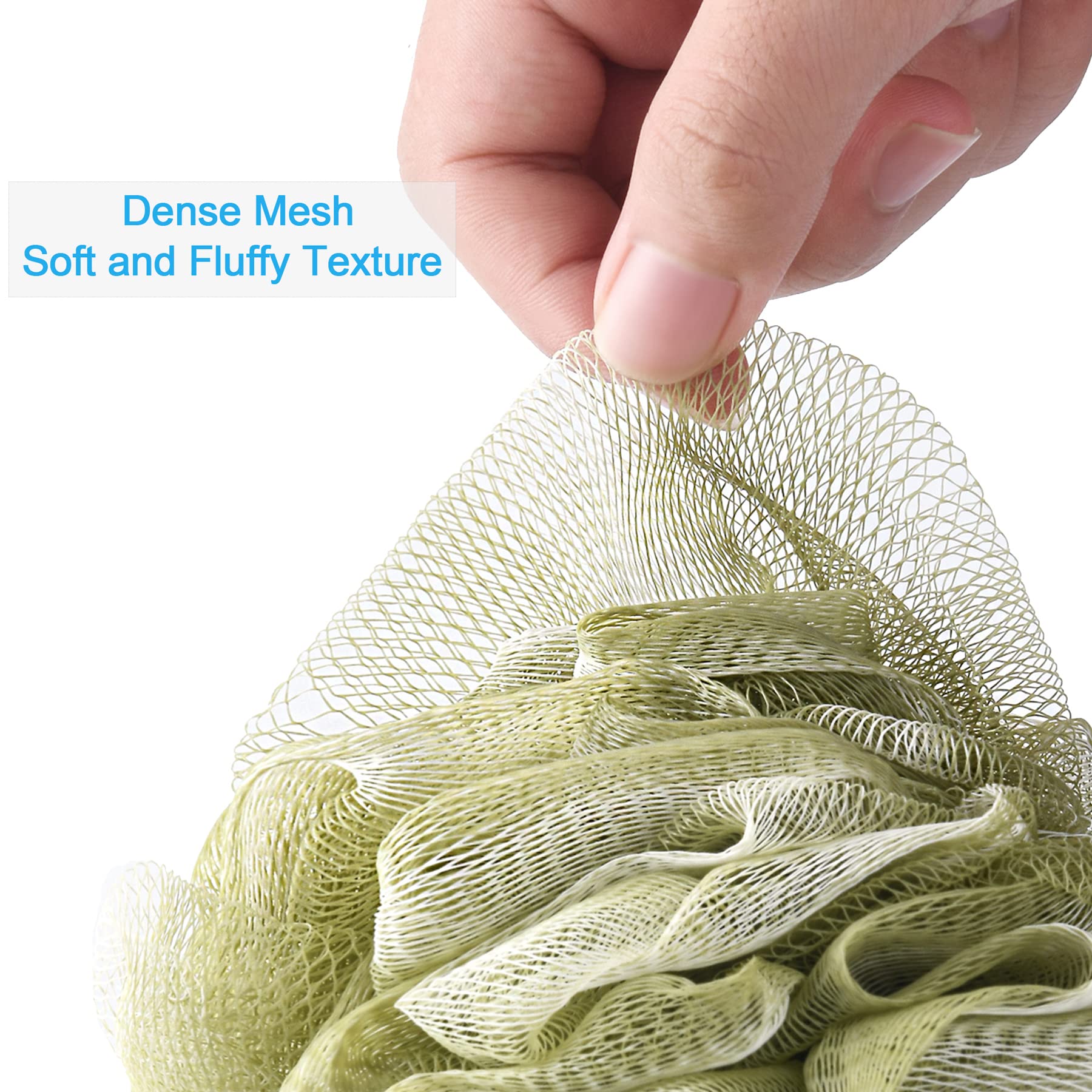 AmazerBath Loofah Sponge (Pack of 4)