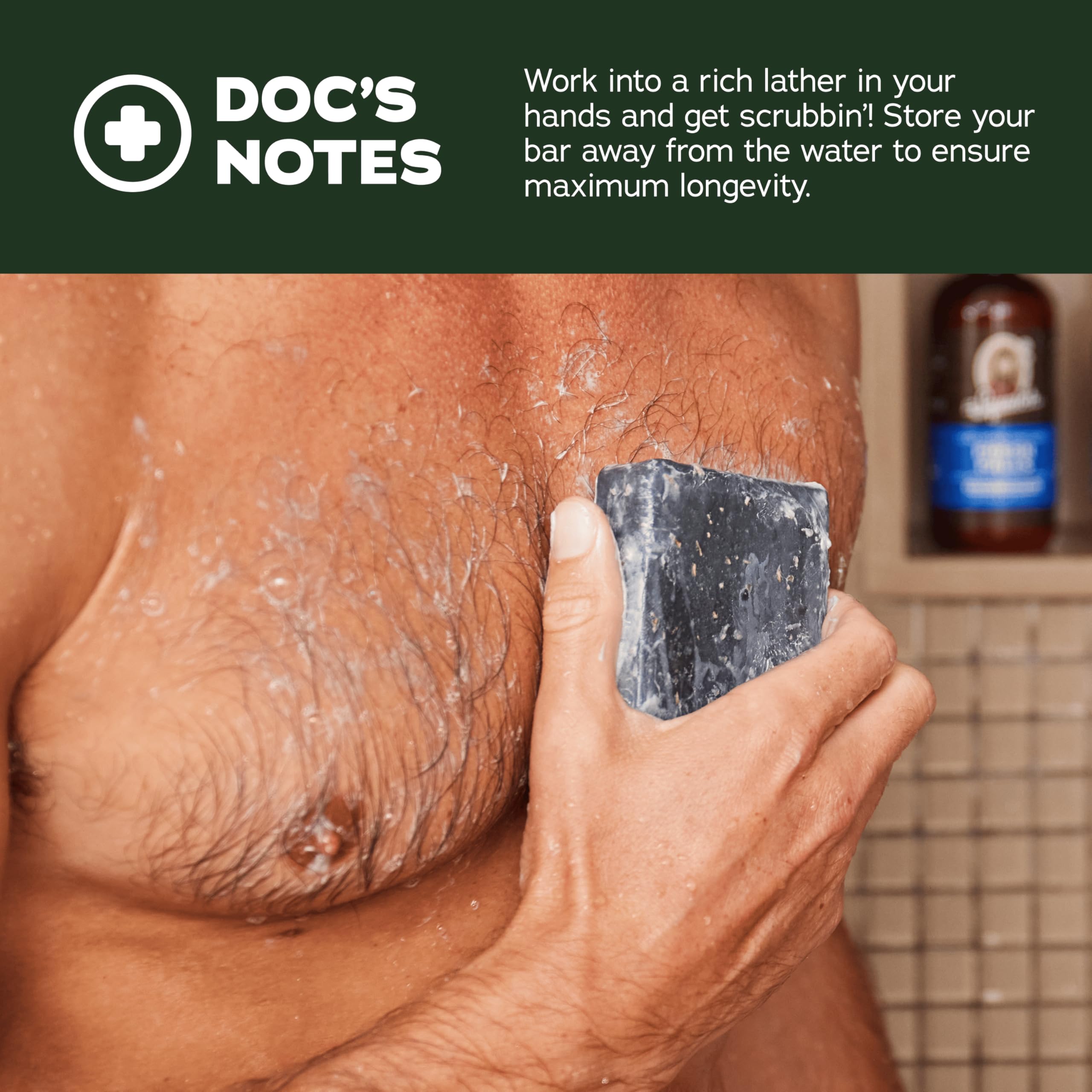 Dr. Squatch Natural Bar Soap for Men - Cold Process Soap with No Harsh Chemicals